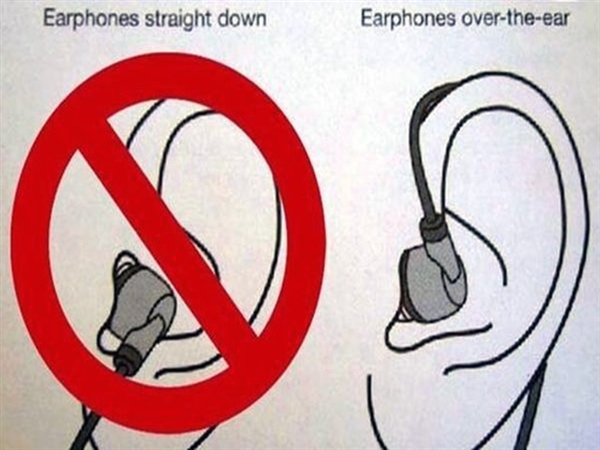 耳机正确的佩戴方式