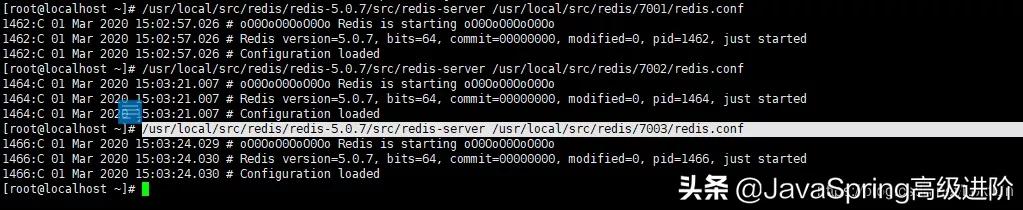 redis5.0.7 版本集群liunx部署简易流程