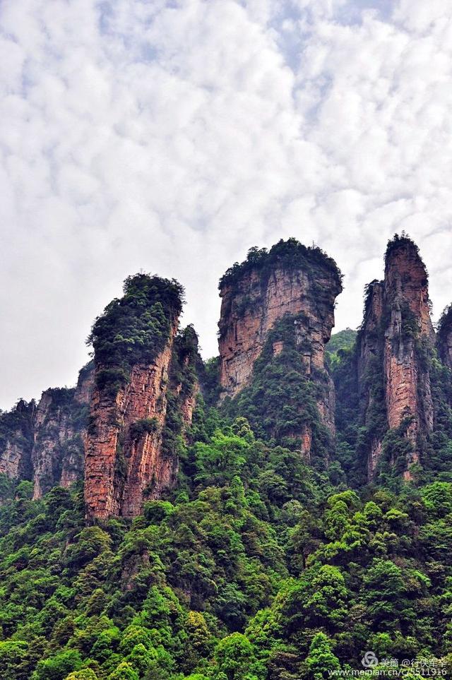 不游袁家界，枉到张家界；不游天子山，枉到武陵源