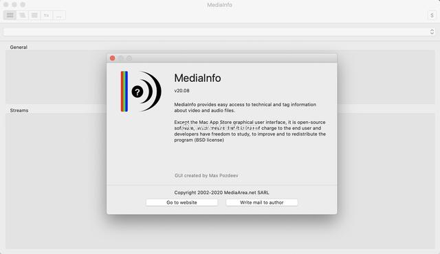 MediaInfo for Mac(视频参数检测工具)