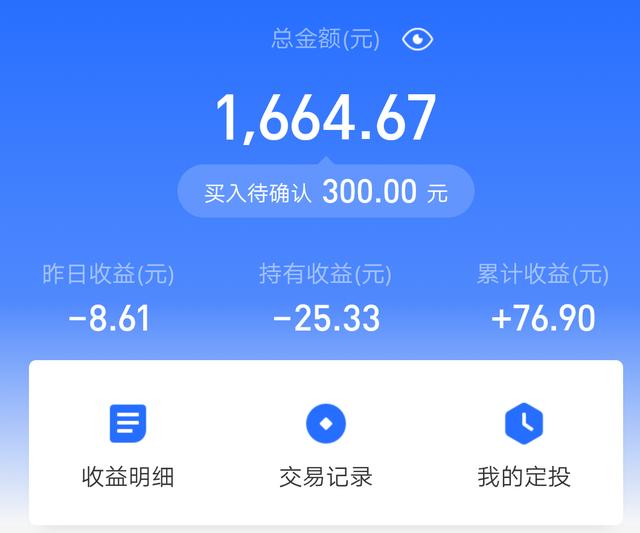 买了基金之后，才知投资有风险！