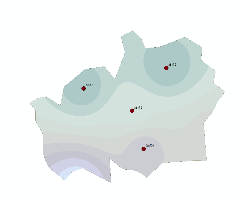 ArcGIS反权重（IDW）空间插值视频教程和文字版教程