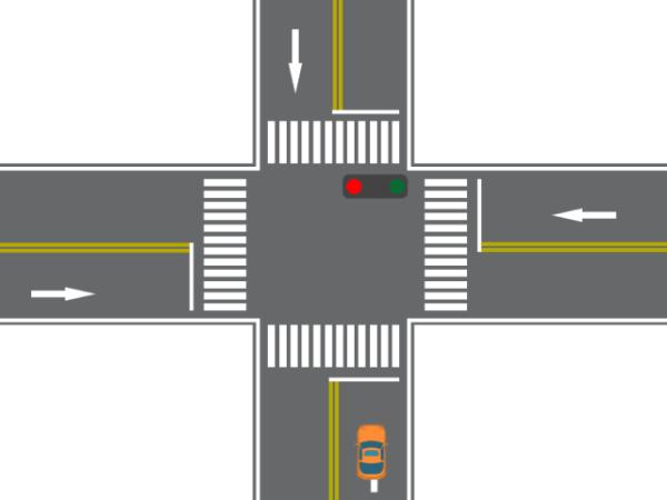路遇红灯，这些车道可正常通行，90％的新手不知道！