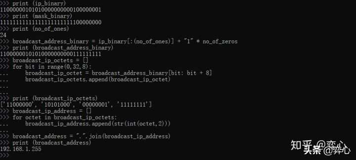 用Python开发一个交互式网络和IP地址计算器