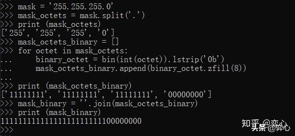 用Python开发一个交互式网络和IP地址计算器