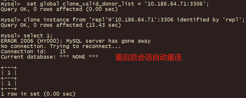 故障分析 | MySQL clone 自动重启失败的解决方式